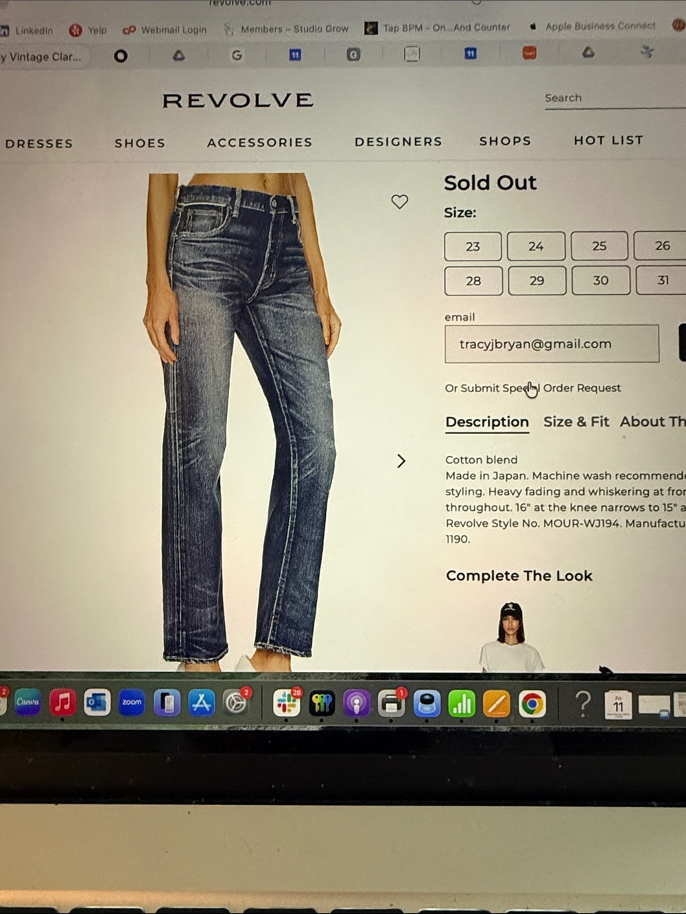 Moussy Women’s Dark Blue Vintage Jeans